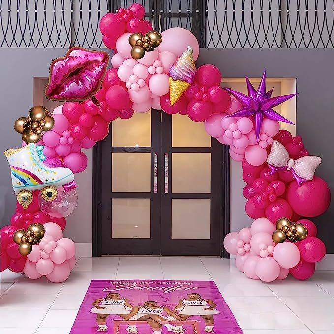 Latex balloons 
Balloon Arch kit
