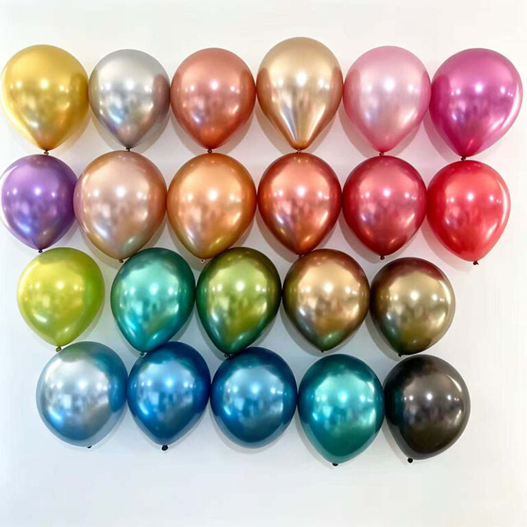 12inch chrome latex balloons
