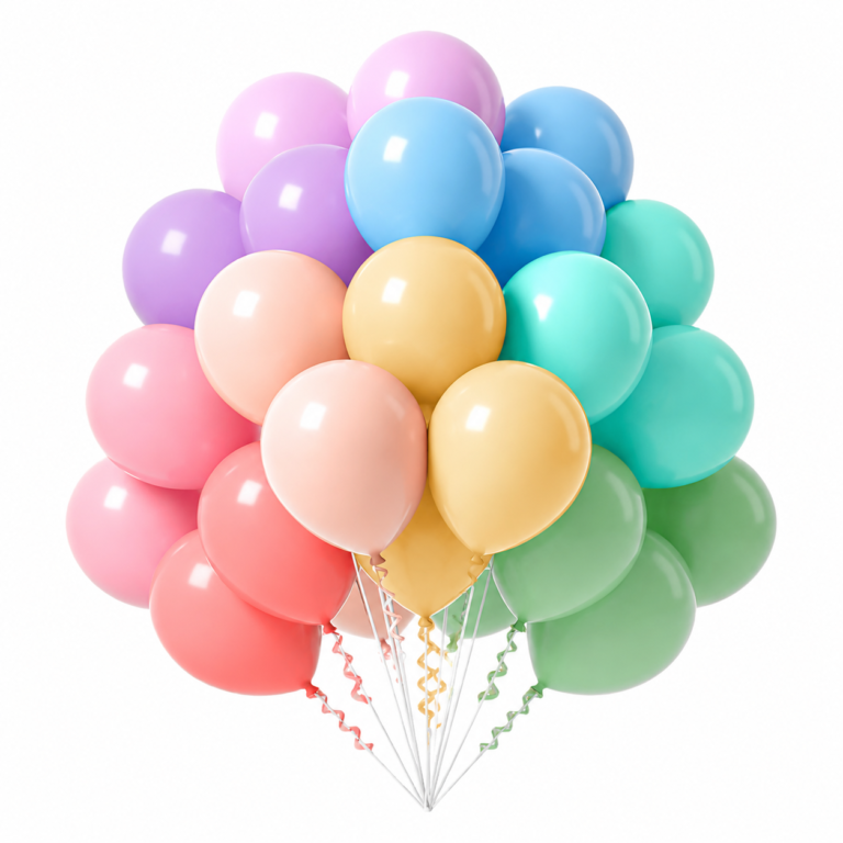 pastel latex balloon