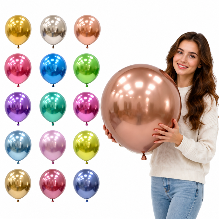 Chrome latex balloons