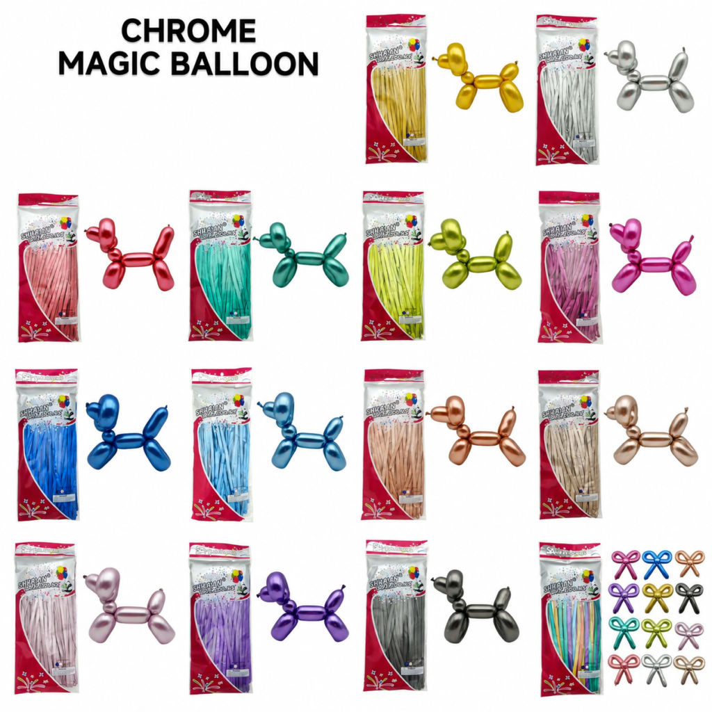 260q chrome latex balloons