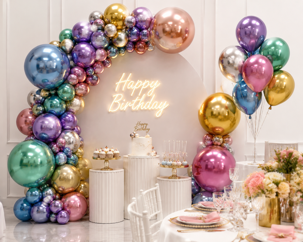 18inch Chrome Latex Balloons